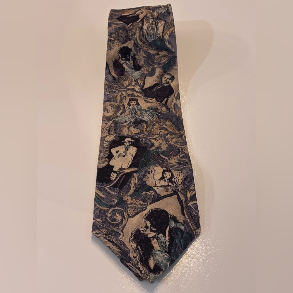 American Film Classics Gone with the Wind Patterned Tie
